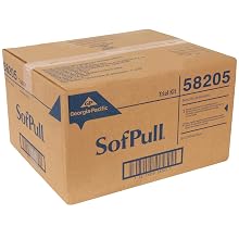 Georgia-Pacific SofPull 58205 Translucent Smoke Paper Towel Dispenser Trial Kit with 2 Rolls of Paper Towels