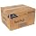 Georgia-Pacific SofPull 58205 Translucent Smoke Paper Towel Dispenser Trial Kit with 2 Rolls of Paper Towels