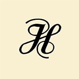 Embroidered Waffle Cosmetics Bag - Letter H by Mud Pie