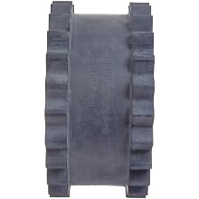 Lovejoy S-Flex Coupling, JE Type Elastomer Sleeve, 1-Piece Design, EPDM Rubber