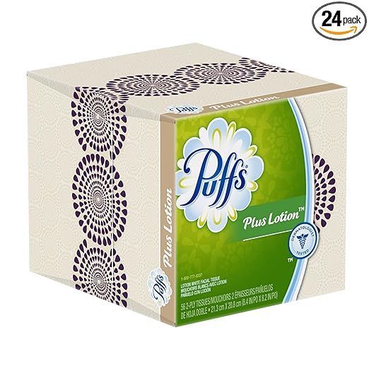 *GREAT PRICE!* Amazon Puffs Plus Lotion Facial Tissues; 1344 Count