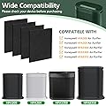 Isinlive HRF-A300 Pre Kit Filter for Honeywell HPA300 Air Purifier