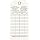 Brady 65371 5-3/4" Height, 3" Width, B-851 Economy Polyester, Red And Black On White Fire Extinguisher Tags (Pack Of 25)