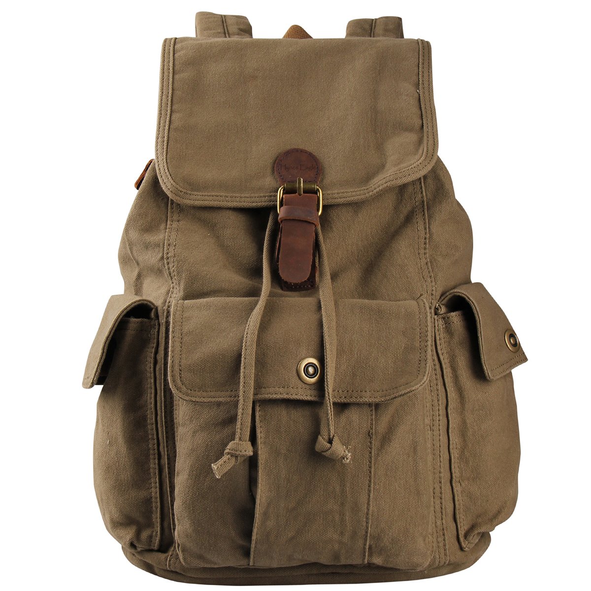 Hynes Eagle Retro Designer Canvas Backpack 28 Liter