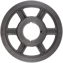 Martin Hi-Cap TB Sheave, 3V Belt Section, 2 Grooves, Class 30 Gray Cast Iron
