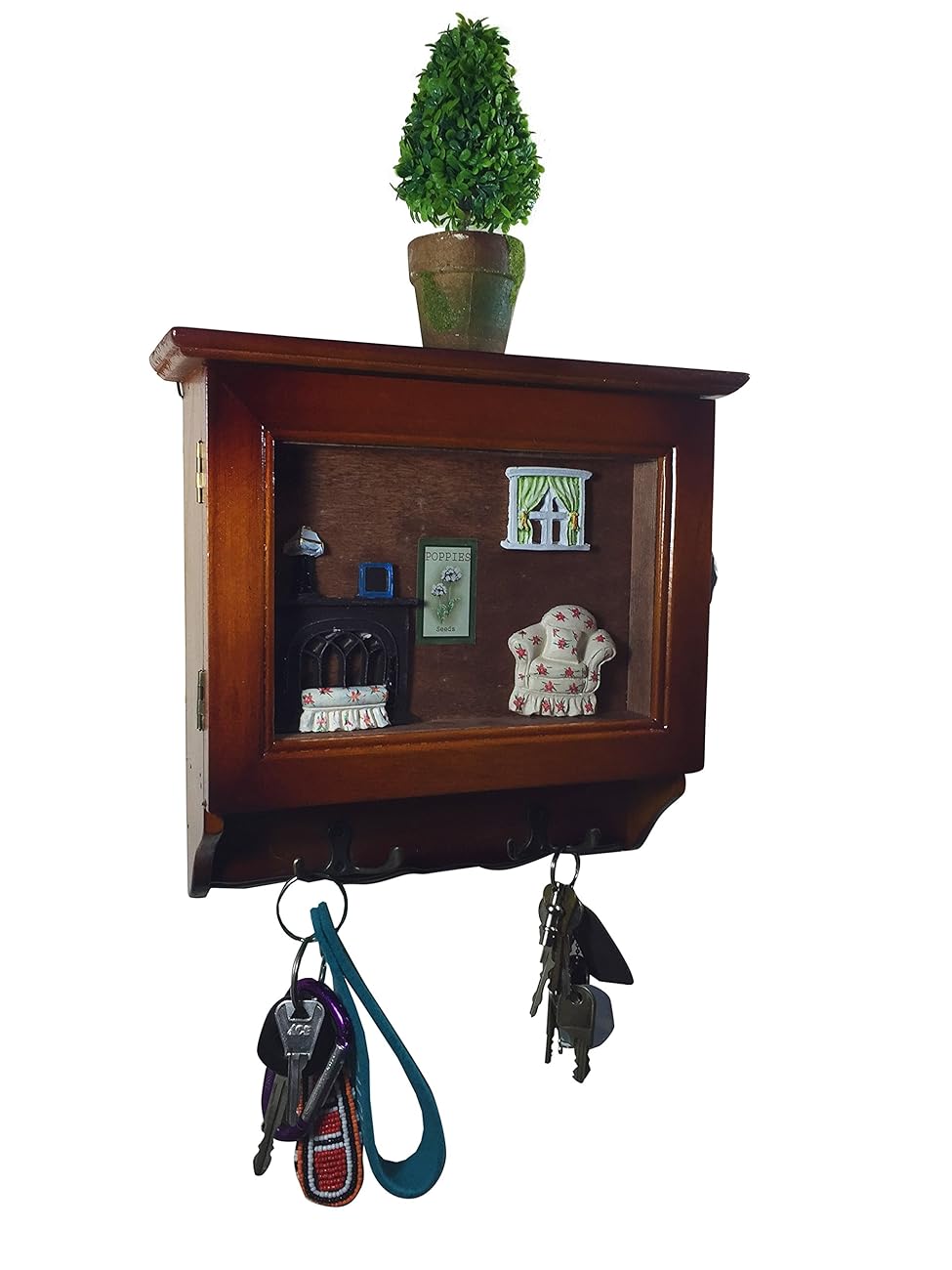 Heartful Home Key Holder Wall Mounted Organizer Save Time & Hassle