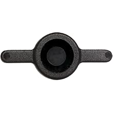 Acetal Cap Screw Knob Wing 1/4-20, Black Color (Pack of 100)