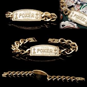 Gold Link World Poker Champion Bracelet