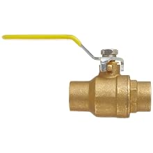 Apollo 94ALF-200 Series Brass Ball Valve, Potable Water Service, Two Piece, Inline, Lever, Solder End