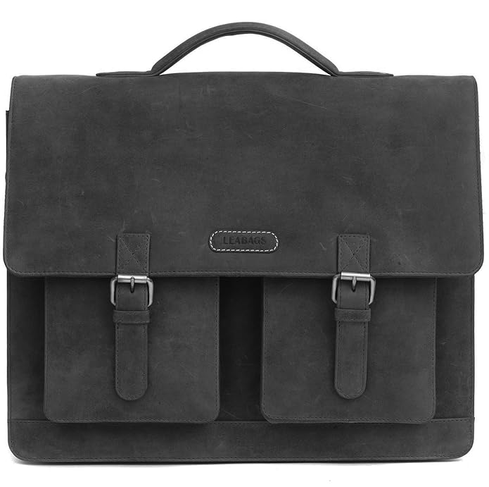 Amazon.com: LEABAGS MIAMI Vintage Style Genuine Buffalo Leather ... Amazon.com: LEABAGS MIAMI Vintage Style Genuine Buffalo Leather ...