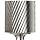 PFERD Cylindrical Carbide Bur, Uncoated (Bright) Finish, Single Cut, Plain End