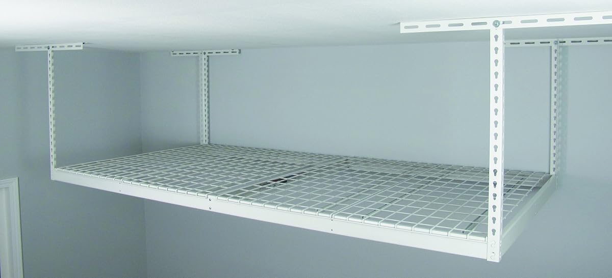 SafeRacks 4x8 Overhead Storage Rack Heavy Duty (2445" Ceiling Drop
