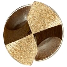 Cleveland 2213 Cobalt Steel Jobbers' Length Drill Bit, Gold Oxide Finish, Round Shank, 135 Degree Split Point