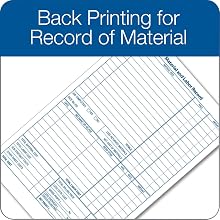 TOPS 2-Part Carbon Job Work Order Forms, 5.5 x 8.38 Inches, 50 Sheets per Pack, White and Manila, (3467)
