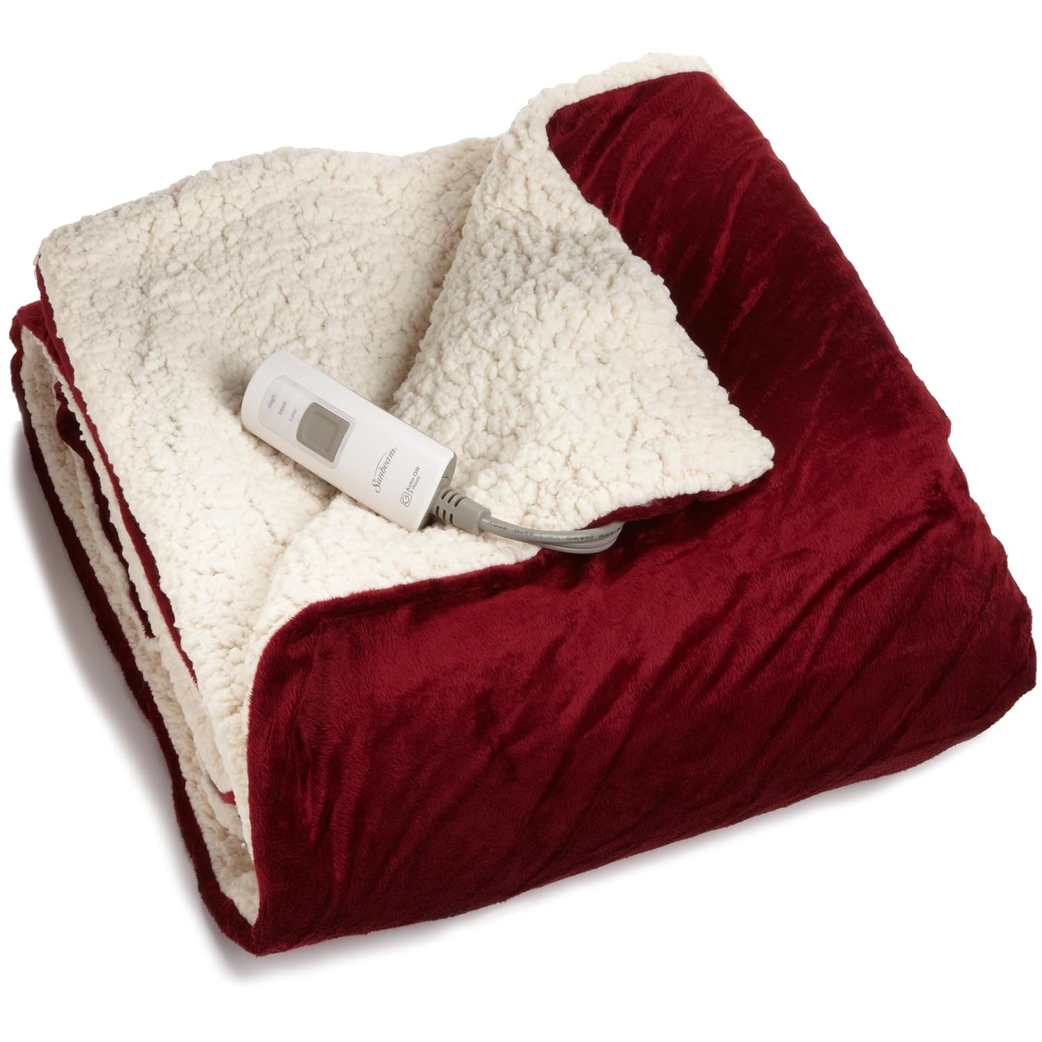 Sunbeam TW8110-030-230 Camelot Elegance RoyalMink Heated Throw