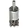 Norton Stem Mounted Knotted End Brush, Carbon Bristles, 0.014" Wire Size, 1/4" Shank Diameter, 1" Diameter (Pack of 1)