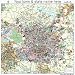 Street & Road Map of Raleigh, North Carolina NC - Printed poster size wall atlas of your home town
