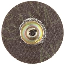 3M Roloc Disc TSM 361F, Cloth, TSM Attachment, Aluminum Oxide, 2" Diameter, 60 Grit (Pack of 50)