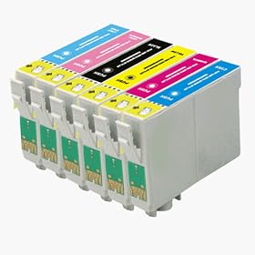 Take4Less 6-pack (1B,1C,1M,1Y,1LC,1LM) T078 T0781 T0782 T0783 T0784 T0785 T0786 Compatible... by Epson