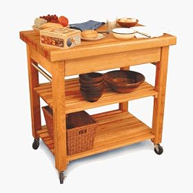Catskill Craftsmen French Country Work Center Kitchen Cart by Catskill Craftsmen