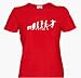 HANDBALL EVOLUTION Girlie-Shirt S-L Rot M