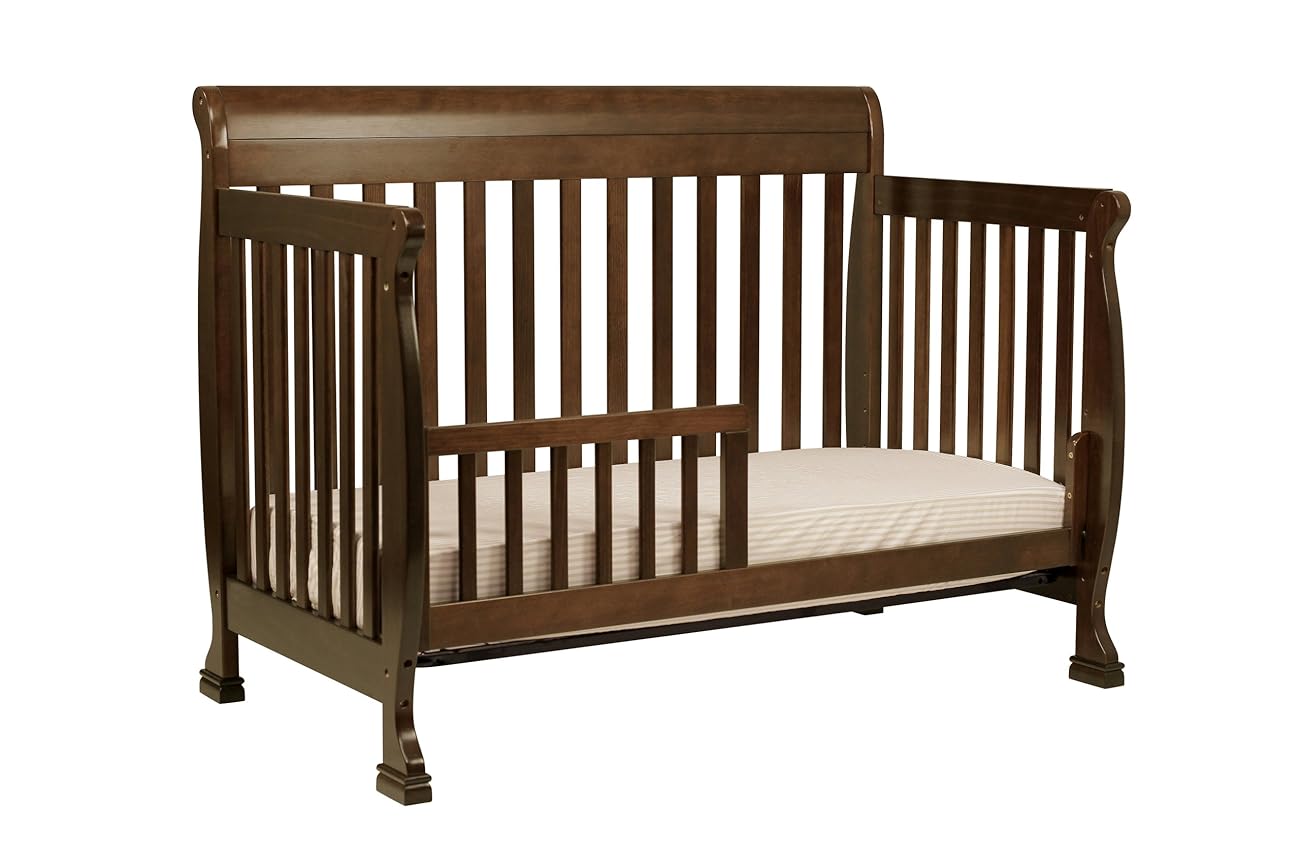 DaVinci Kalani 4in1 Convertible Crib with Toddler Rail, Espresso