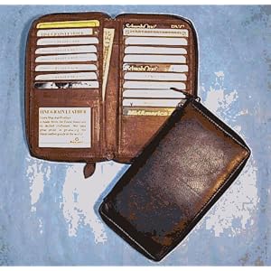 Zippered Long Credit Card Wallet