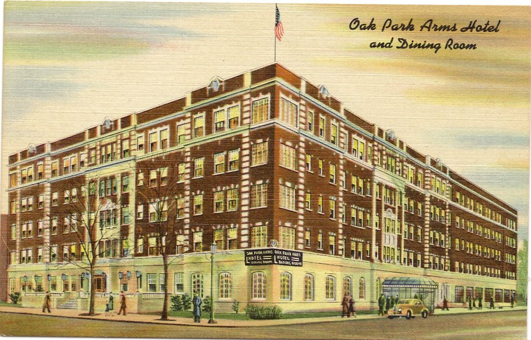 Amazon.com : 1950s Vintage Postcard - Oak Park Arms Hotel and ... Amazon.com : 1950s Vintage Postcard - Oak Park Arms Hotel and ...