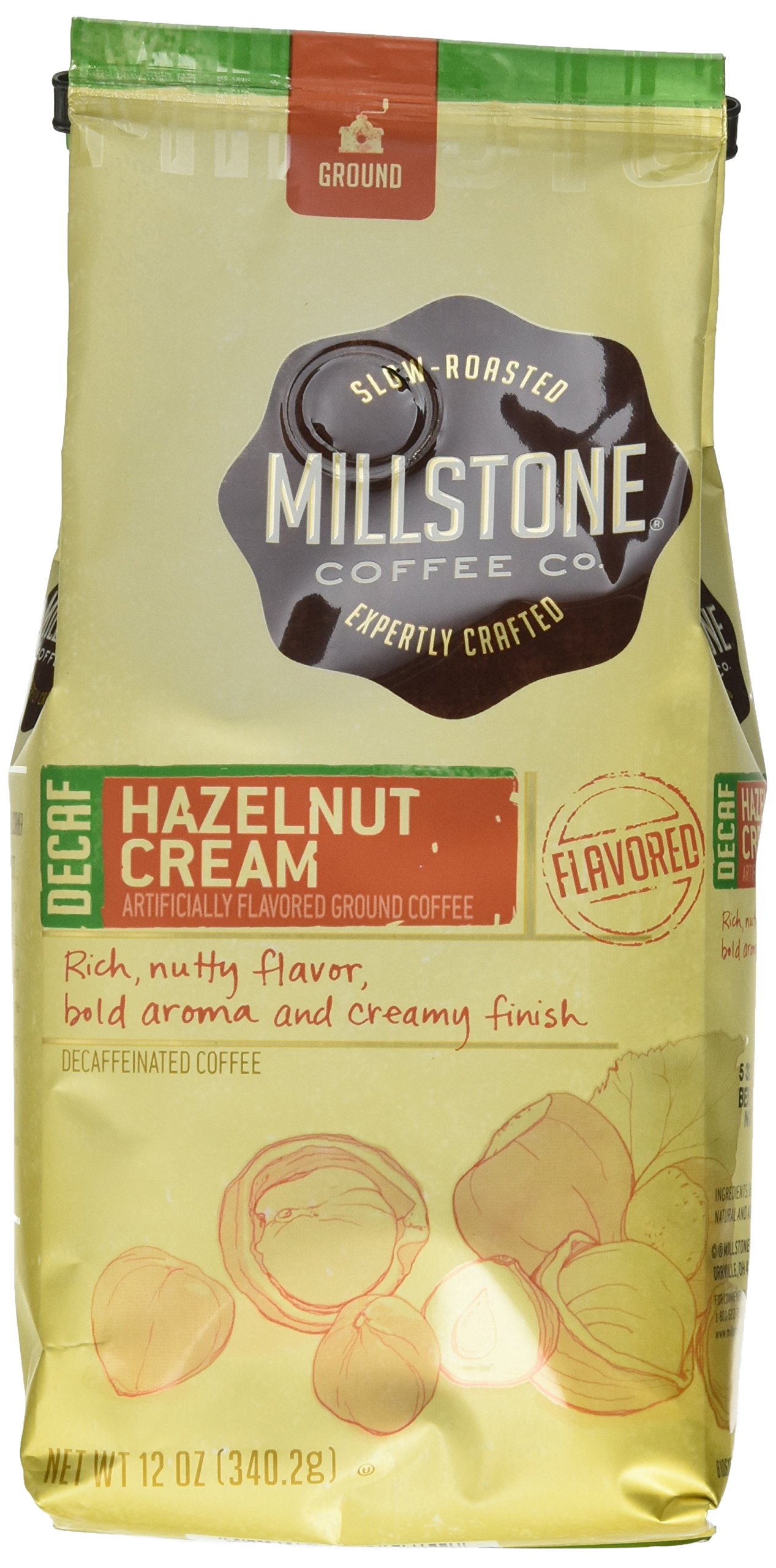 Millstone Hazelnut Cream Decaf Ground Coffee 12 Ounce Packages (Pack Of 2) 13 816XWPuVsHL