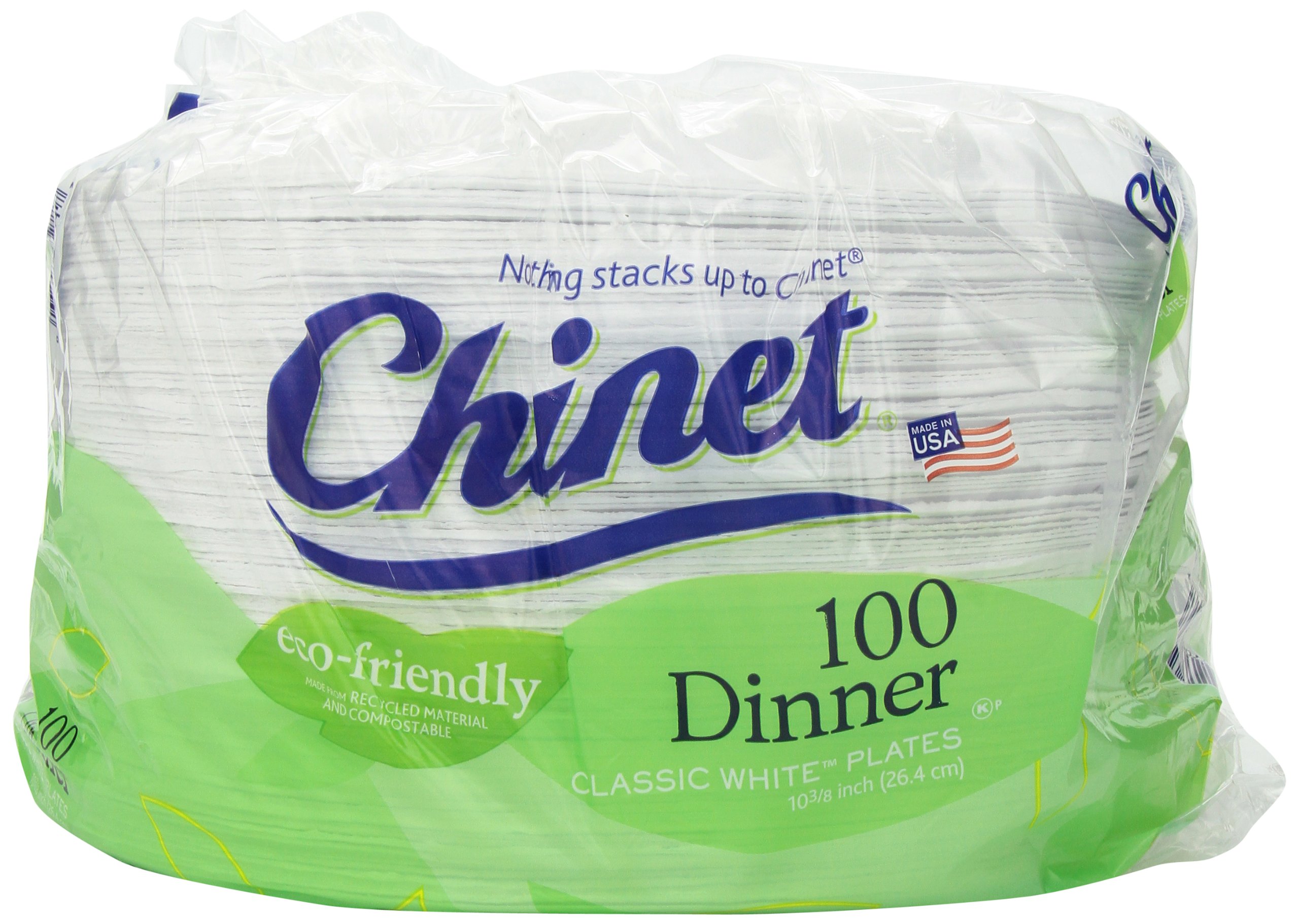 10 3/8 Dinner Plate 100count Box