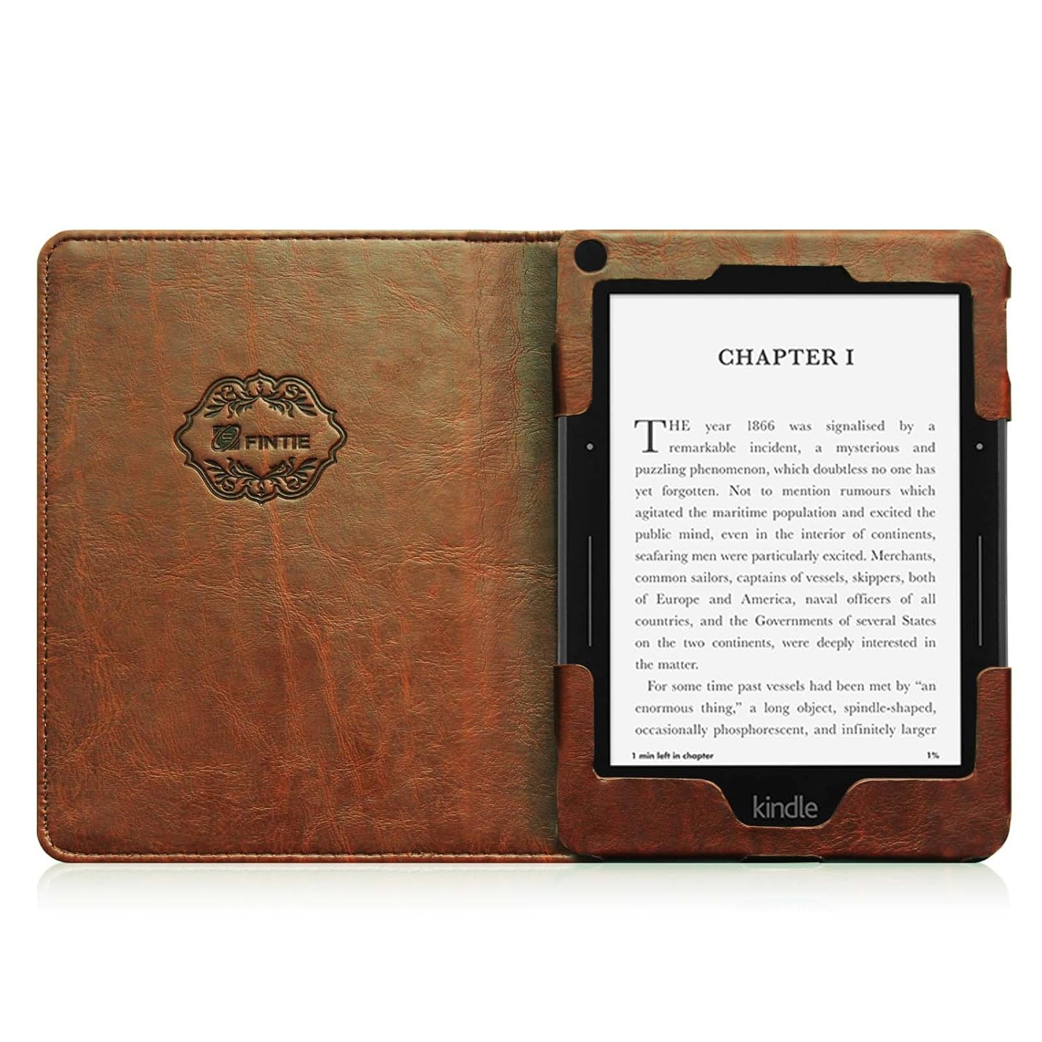 2014 Kindle Voyage 6" Slim Fit Premium PU Leather Case Cover Auto Sleep
