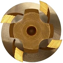 Alvord Polk 407 High-Speed Steel Counterbore, Built-In Pilot, TiN Coating, 1/64" Oversize