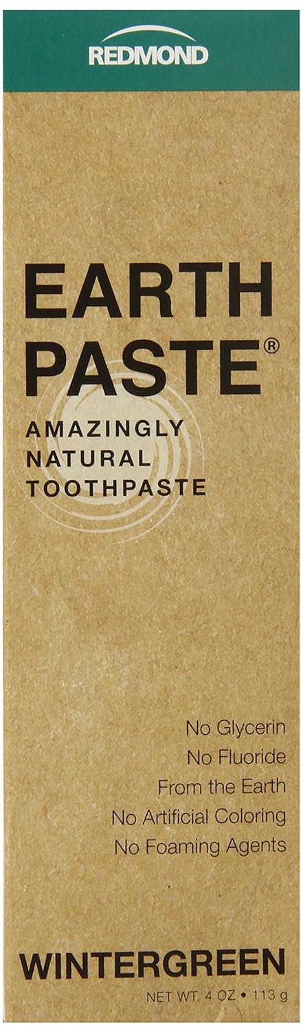Amazon.com : Redmond Earthpaste, Wintergreen, 4 Ounce : Beauty