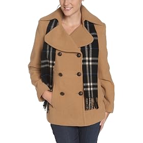 London Fog Ladies Duffle Toggle Coat by London Fog