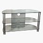 Strand Aspex Contour 3 - 900 Glass TV Stand for up to 28" TV's and 42" LCD / Plasma ( 3 toughend glass shelves )
