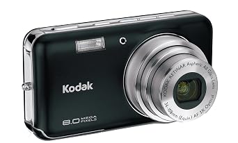 Kodak Easyshare V803 8 MP Digital Camera with 3xOptical Zoom (Midnight Black)