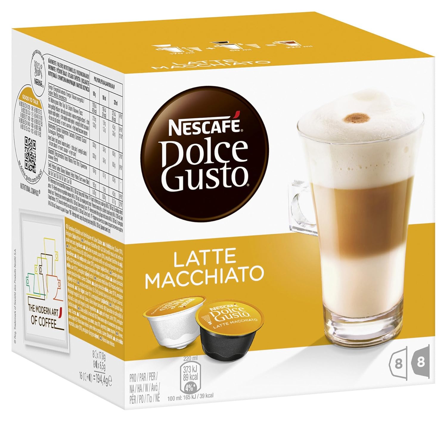 NESCAFE Dolce Gusto Pods Cappuccino or Latte Macchiato 24 capsules eBay