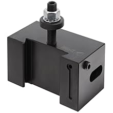 Dorian Tool V5 Victory Thru Coolant Chromium Molybdenum Alloy Steel Quick Change Morse Taper Toolholder for V40TC Automatic Thru Coolant Tool Post, MT4, 2-31/64" Height
