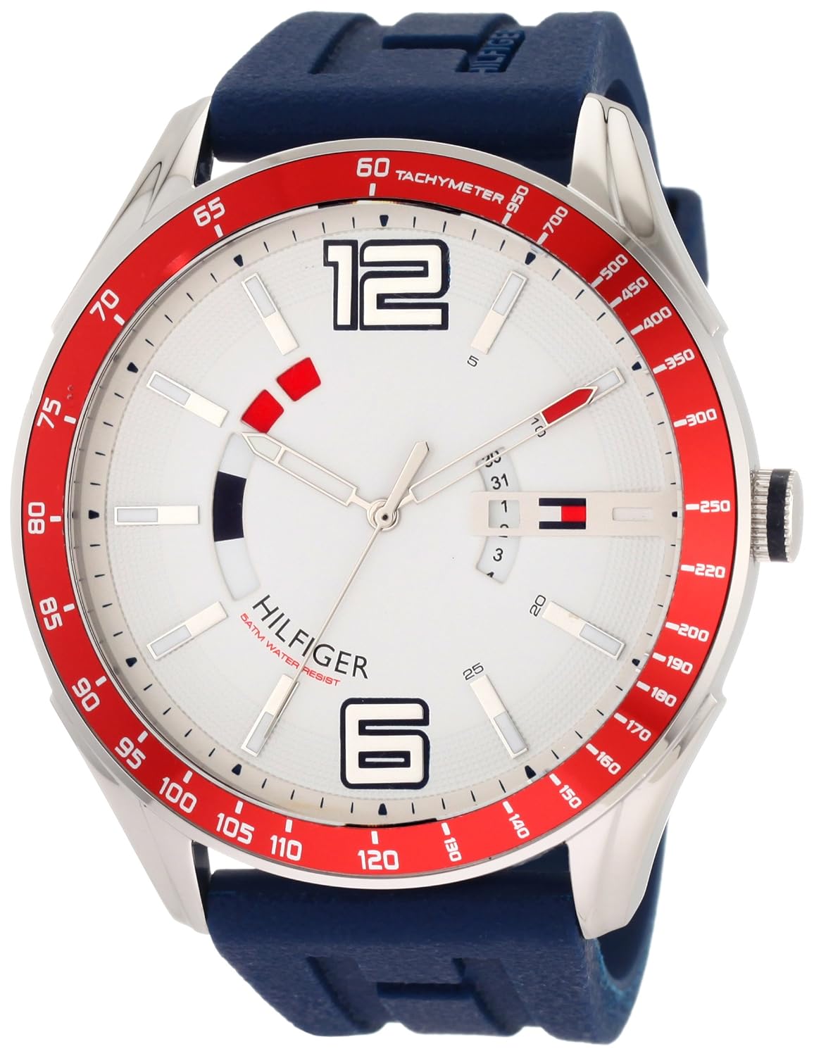 Tommy Hilfiger Men's 1790800 Sport Blue Silicon Watch
