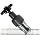 GF Piping Systems PVC Globe Valve, Angle, PE Seal, 1-1/4" Spigot