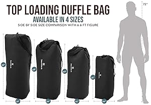 extra large military duffle bag