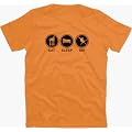 EAT SLEEP SKI snowboard ski skiing radfahren T-Shirt S-XXL