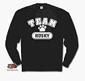 TEAM HUSKY schlittenhund Sweat-Shirt S-XXL