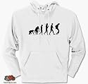 MOONWALK EVOLUTION II michael jackson dead remember him Hooded Sweatshirt White S