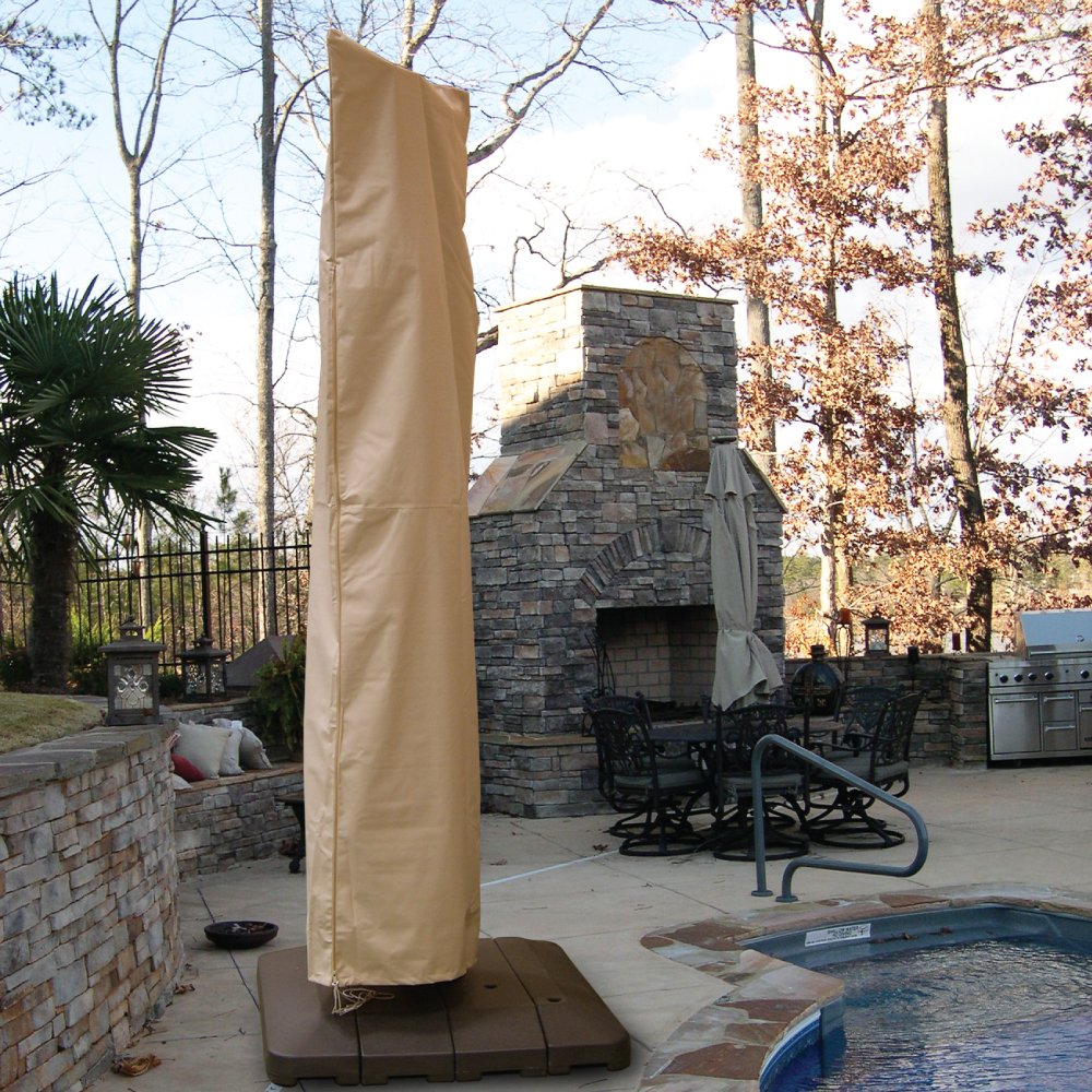 Hearth and Garden Large Offset Umbrella Cover