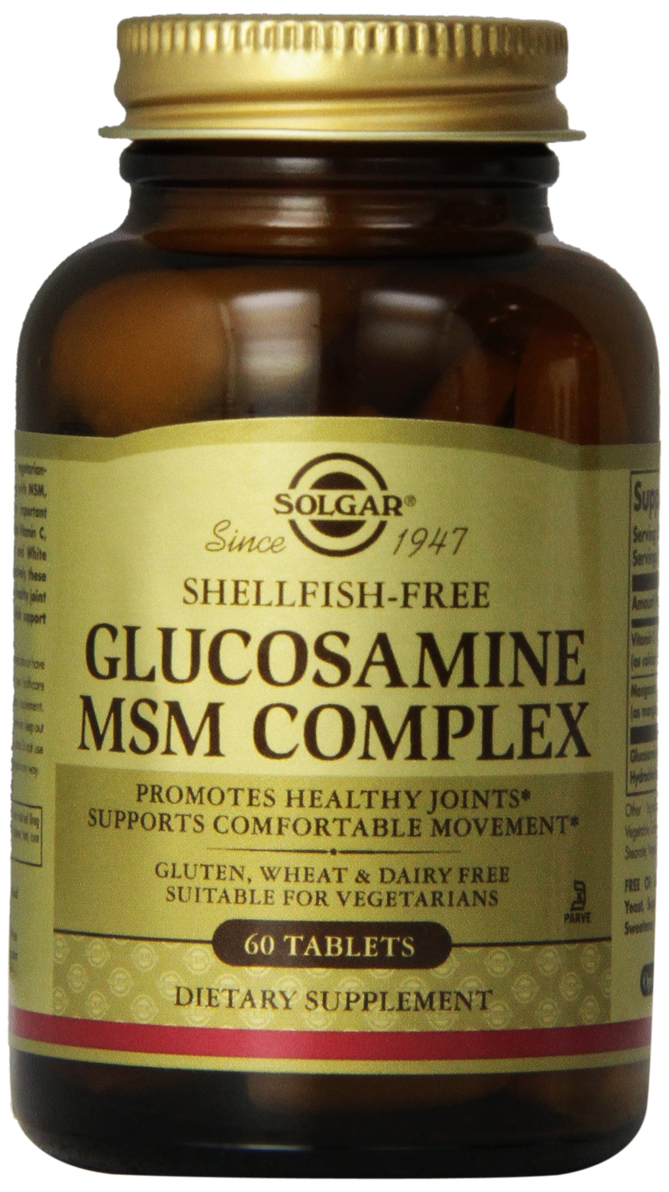 Solgar Glucosamine MSM Complex (ShellfishFree) Tablets 60 Tablets 60