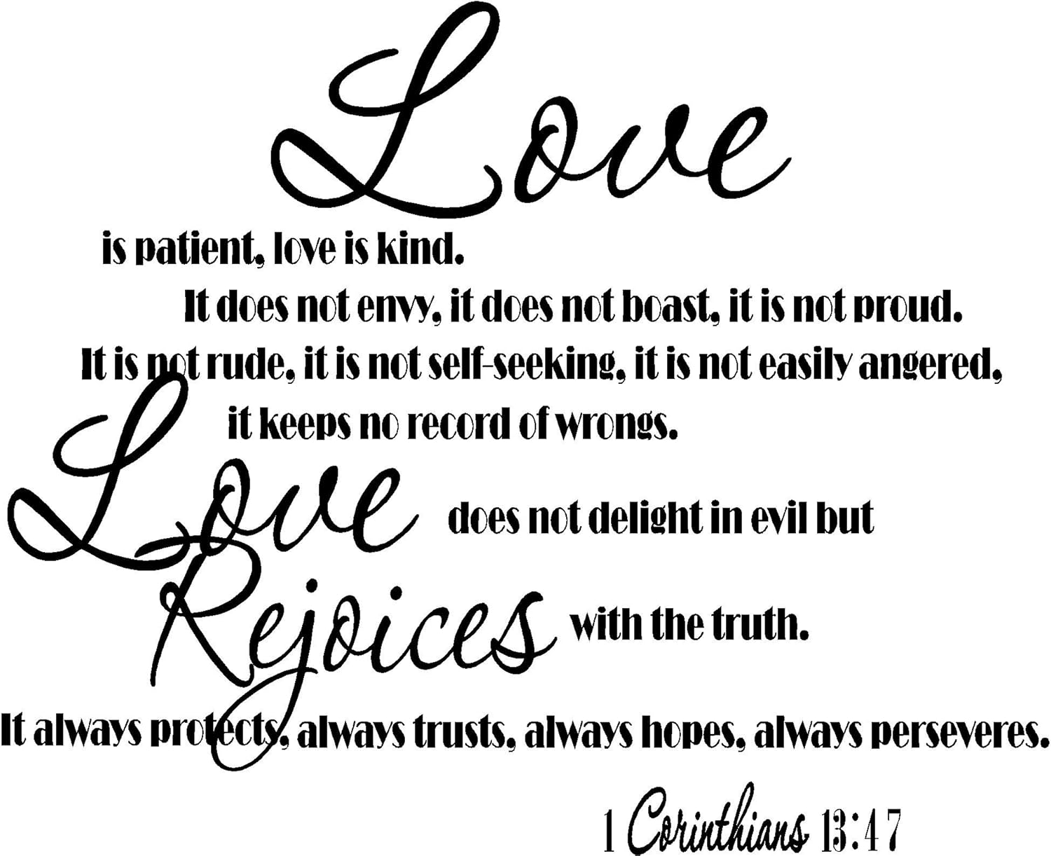 Love Is Patient Bible Verse Corinthians 13