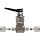 Ham-Let H1200 Series  Stainless Steel 316 Toggle Valve, Inline, 1/8" Let-Lok Fitting