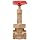 Milwaukee Valve 1152 Series Bronze Gate Valve, Industrial Service, Class 125, Rising Stem, NPT Female