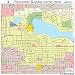 Huge Street & Road Map of East Grand Rapids, Michigan MI - Printed poster size wall atlas of your ho